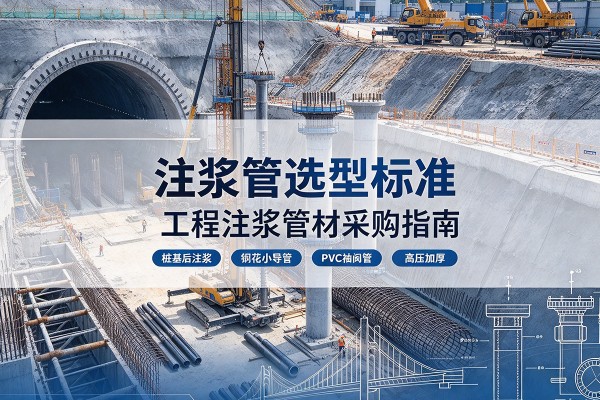 渭滨注浆管选型标准