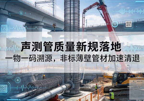 渭滨声测管质量新规落地，一物一码溯源，非标薄壁管材加速清退