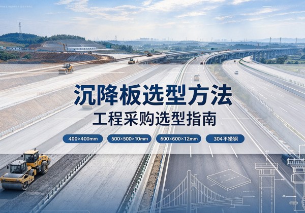 渭滨沉降板选择方法